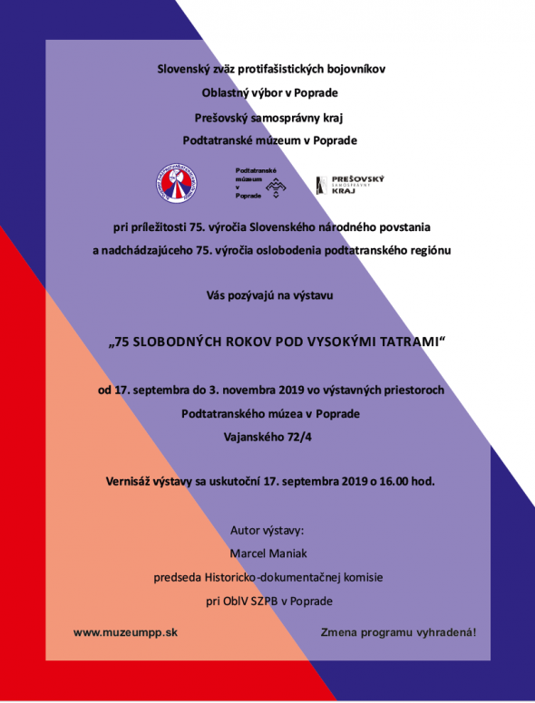 vystava 75 slobodnych rokov pod vysokymi tatrami podtatranske muzeum v poprade.png vystava 75 slobodnych rokov pod vysokymi tatrami podtatranske muzeum v poprade.png