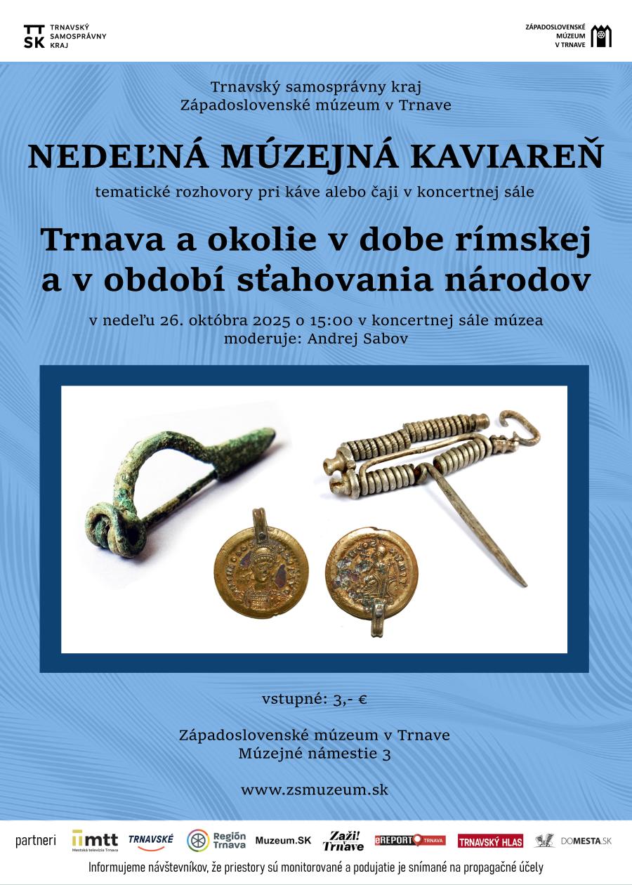 Nedeľná múzejná kaviareň: Trnava a okolie v dobe rímskej a v období sťahovania národov nedeľná múzejna kaviareň - Trnava a okolie v dobe rímskej.jpg